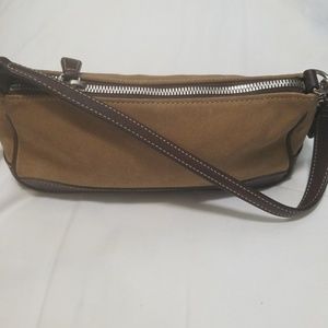 Vintage Suede Coach Bag